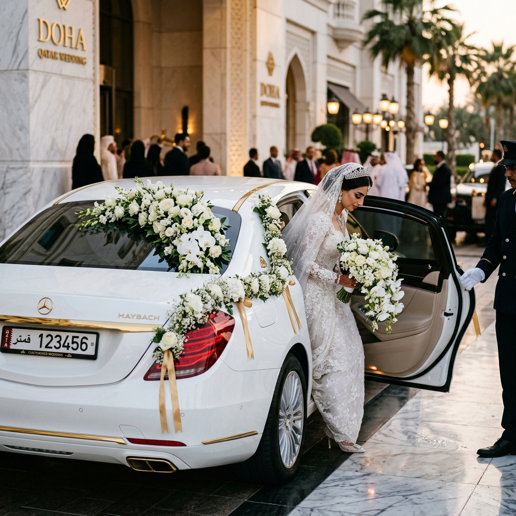 Bridal & VIP Wedding Chauffeur in Qatar